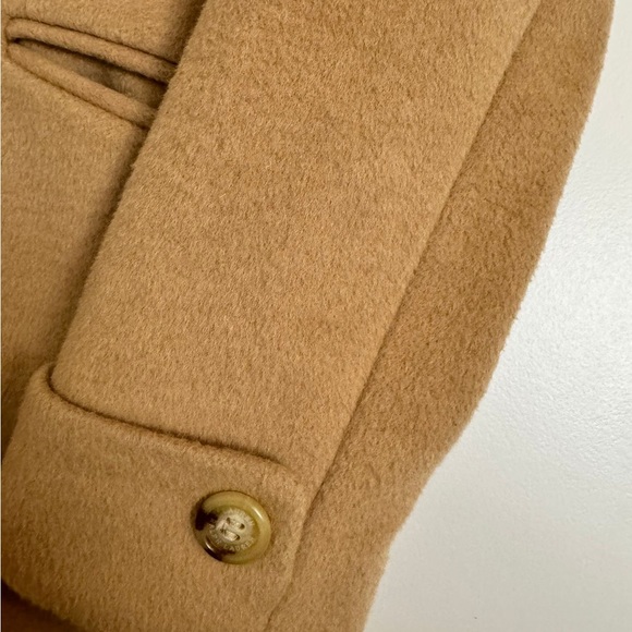 Camel Wool Coat - Ralph Lauren Size S - Picture 5 of 7